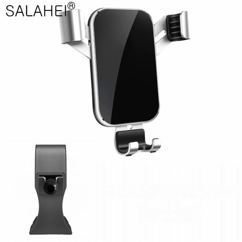 Soporte de teléfono móvil para Ford Mustang , montaje de rejilla de ventilación, GPS, Clip para teléfono, coche, Iphone: silver