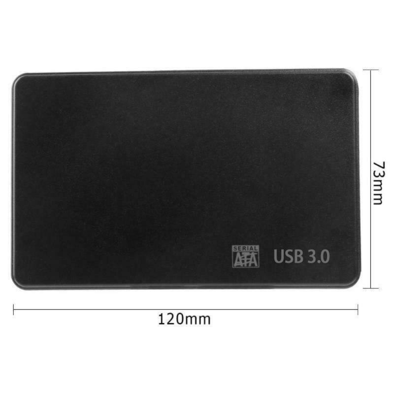 2.5 "SATA Zu USB 3,0 HDD Gehäbenutzen Mobilen Festplatte fallen Für SSD Externe Speicher HDD Kasten Mit USB3.0/2,0 kabel ABS