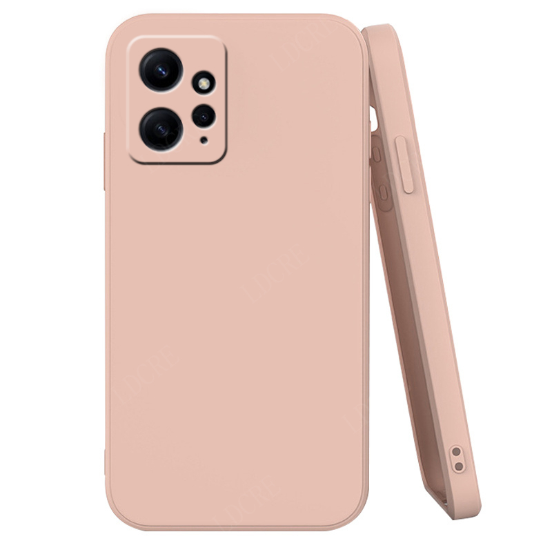 För xiaomi redmi note 12 skal 12 stötsäkert skal, flytande silikon, mjukt fodral, redmi note 12 4g