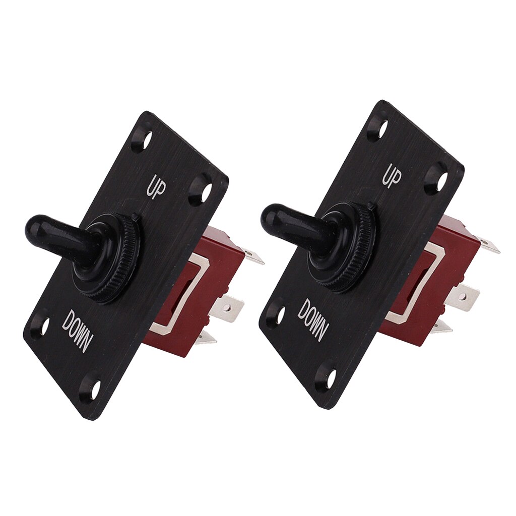 2xTrim Tab interruptor 3 Pos abajo momentáneo On/Off/momentáneo en barco Marina 12V 24V 15A impermeable