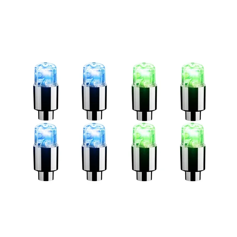 Car Hub Ambient Light Bicycle LED Tire Lights Universal Car Neon Lamp Valve Cover Lights Tire Colorful Flashing Bulb Decoration