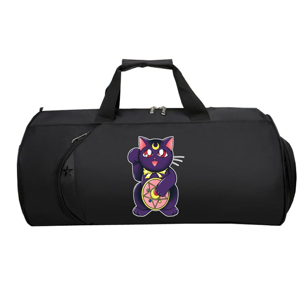 Bolso de viaje para hombre, Maleta de equipaje, bolso grande de hombro multifunción grande para aficionados al anime Sailor Moon de dibujos animados: 14