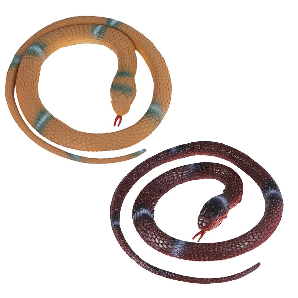 2 pcs Simulation Pythons Decorative Soft Plastic H... – Grandado