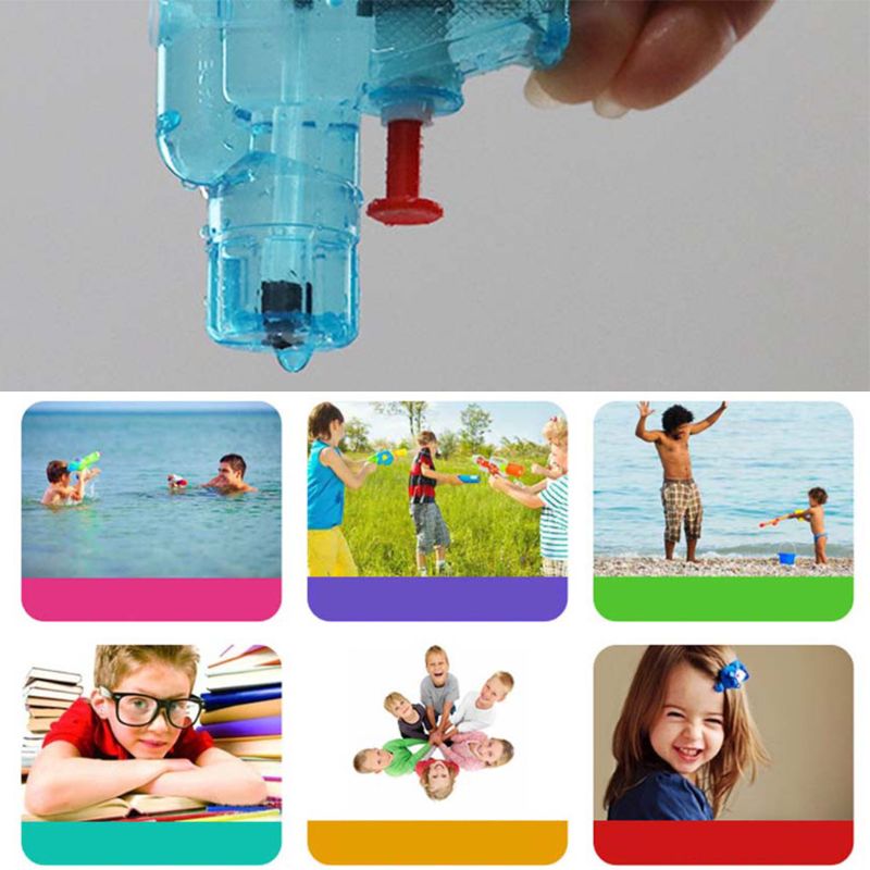 6Stck Nette Karikatur Sommer Wasser Spielzeug freundlicher spritzen draussen Strand Sand Schwimmbad Party Blaster Spielzeug