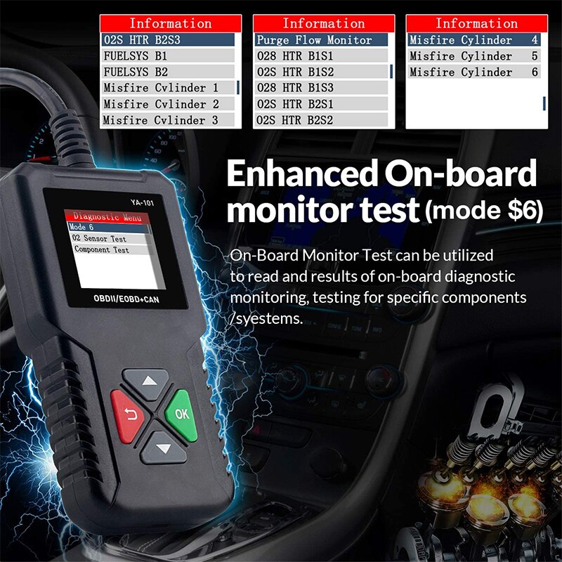 OBD OBD2 Car Scanner Code Reader Engine Fault Diagnostic Scanner Check Support Graph Datastream car Diagnostic Tool