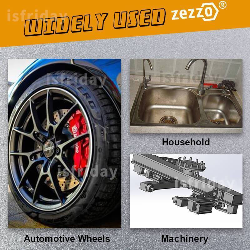 Zezzo Stud Rust Removal Tool Fast And Easy Rust Removal Hand Tools Fits 1/2" Impact Wrenches And Electric Drills