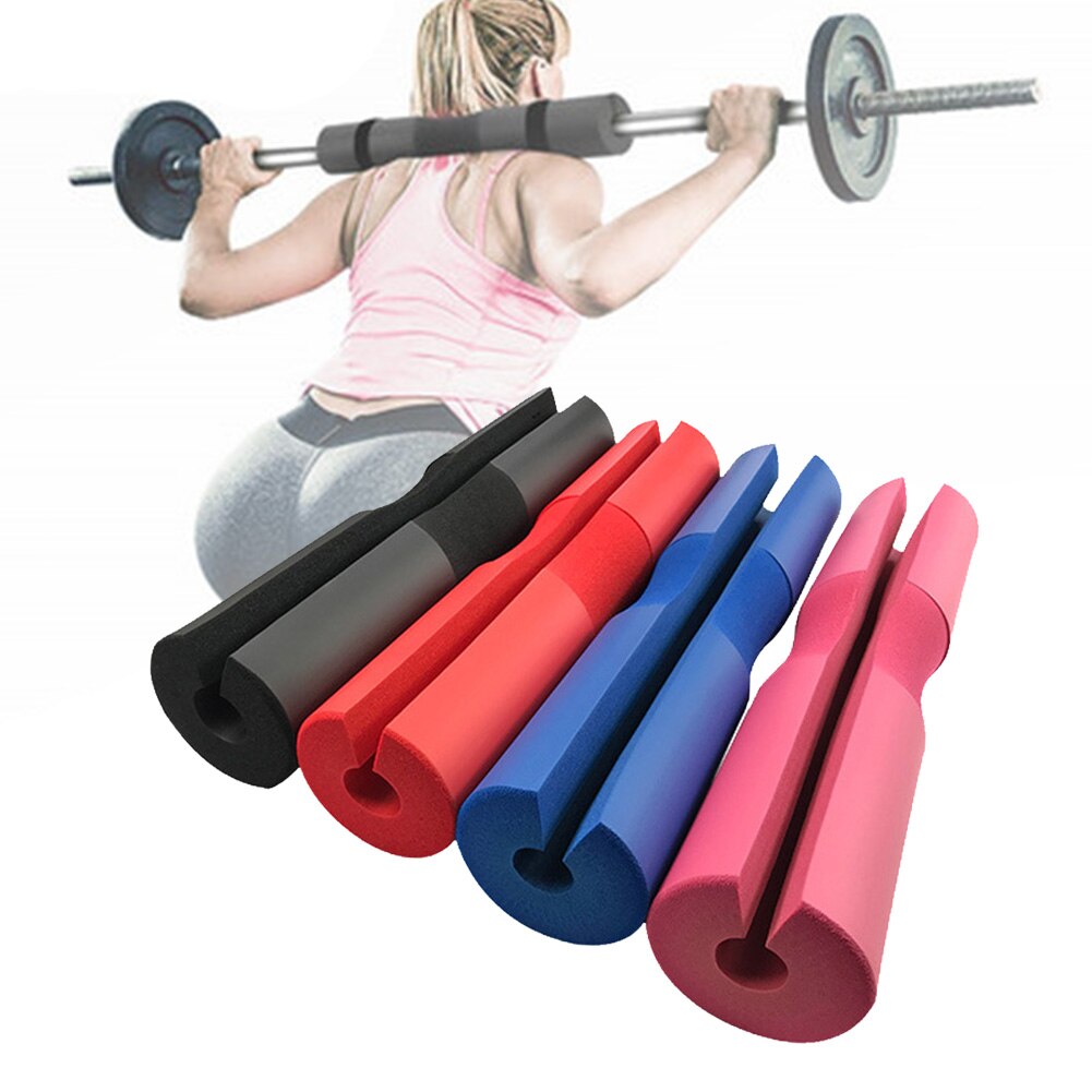 Kroppsbyggande vadderad höftstöt gymträning förtjockad skivstång axelskydd skumskydd knäböj fitnesstillbehör