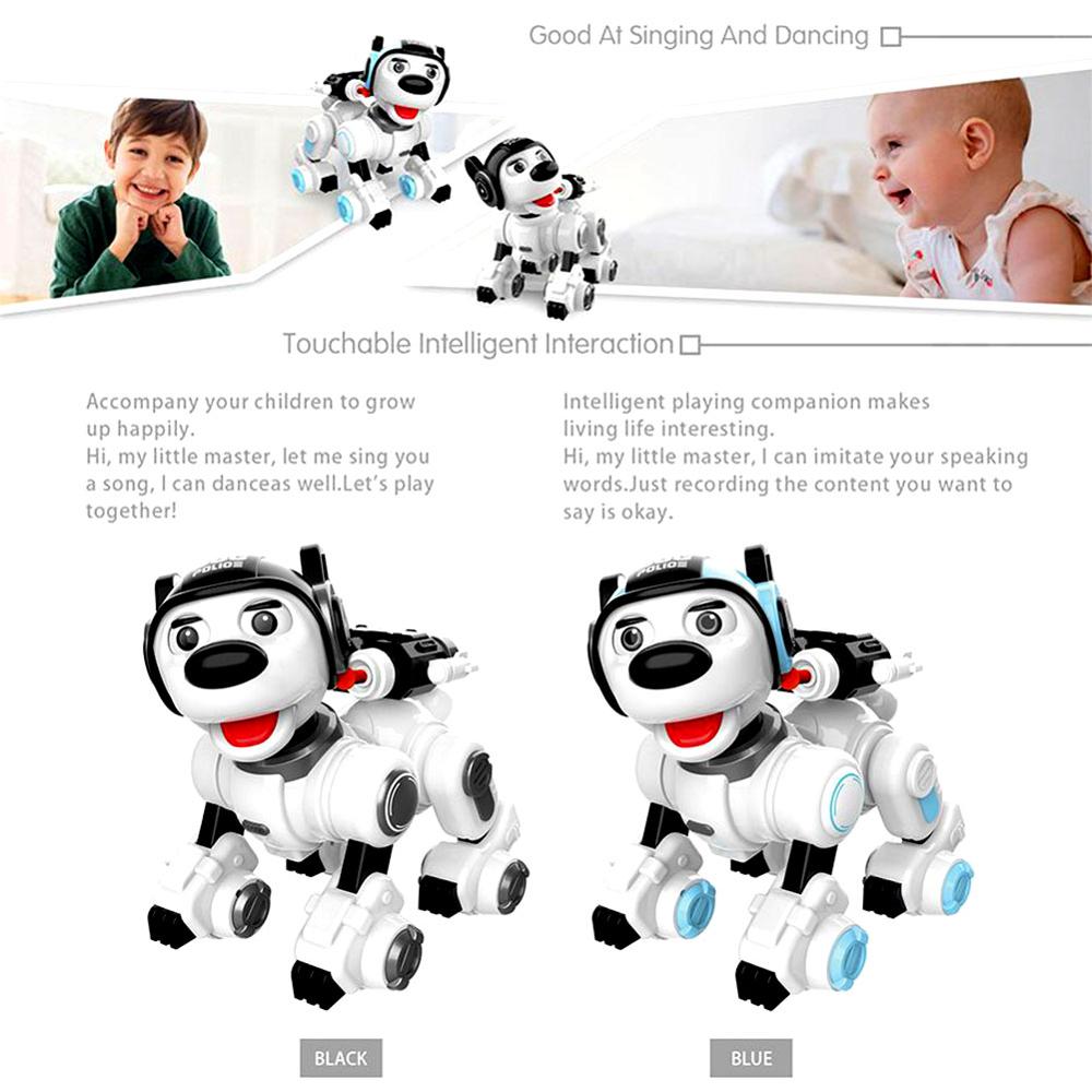Nyaste husdjur smart robot intelligent programmering rc hundleksaker beröringsavkänning sjunga dans lansering rc leksaker för barn