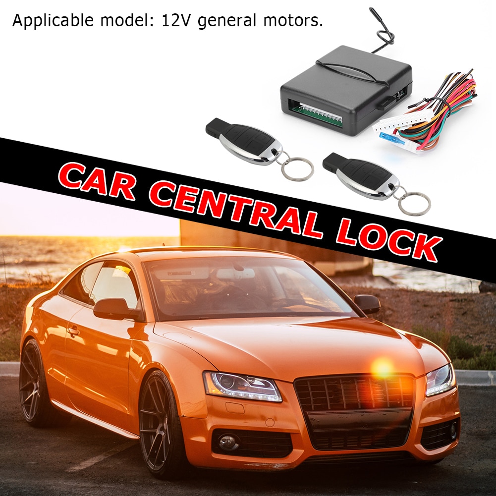 Car Remote Control Central Locking Kit Automotive Door Lock Keyless Entry Vehicle Accessory Car Electronics