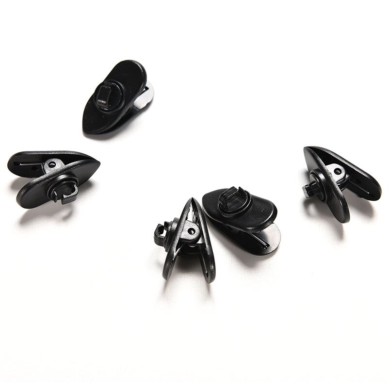 1/5/8 Stks/partij Universele Vuilniszak Vaste Clip Prullenbak Vuilnis Vuilnisbak Klem: 5pcs black