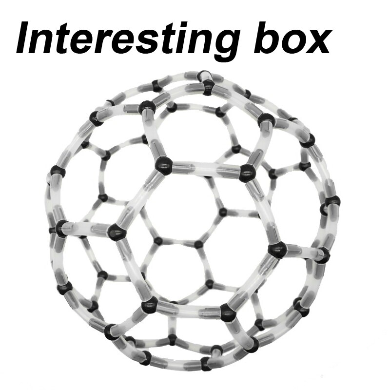 Carbon 60 molecular structure model fullerene technology small production small invention diy handmade material package