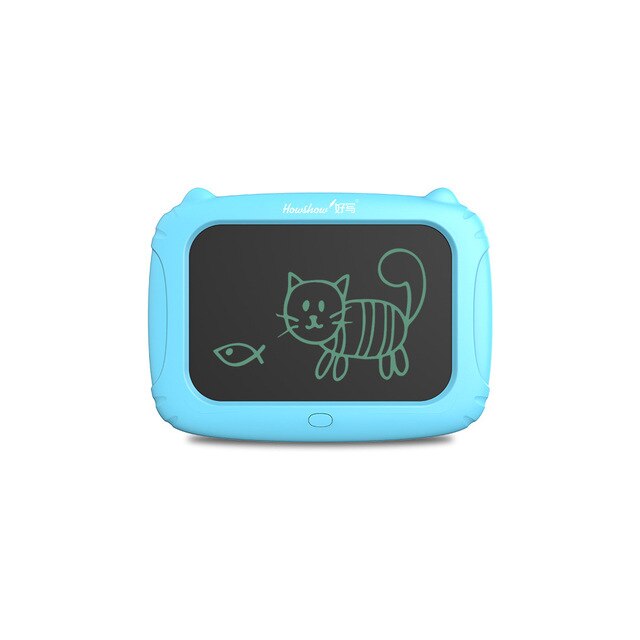 Howshow LCD 10 inch Cartoon Handwriting Board Writing Tablet Original Digital Electronic Graphics Drawing Notepad Stylus mesa: Blue