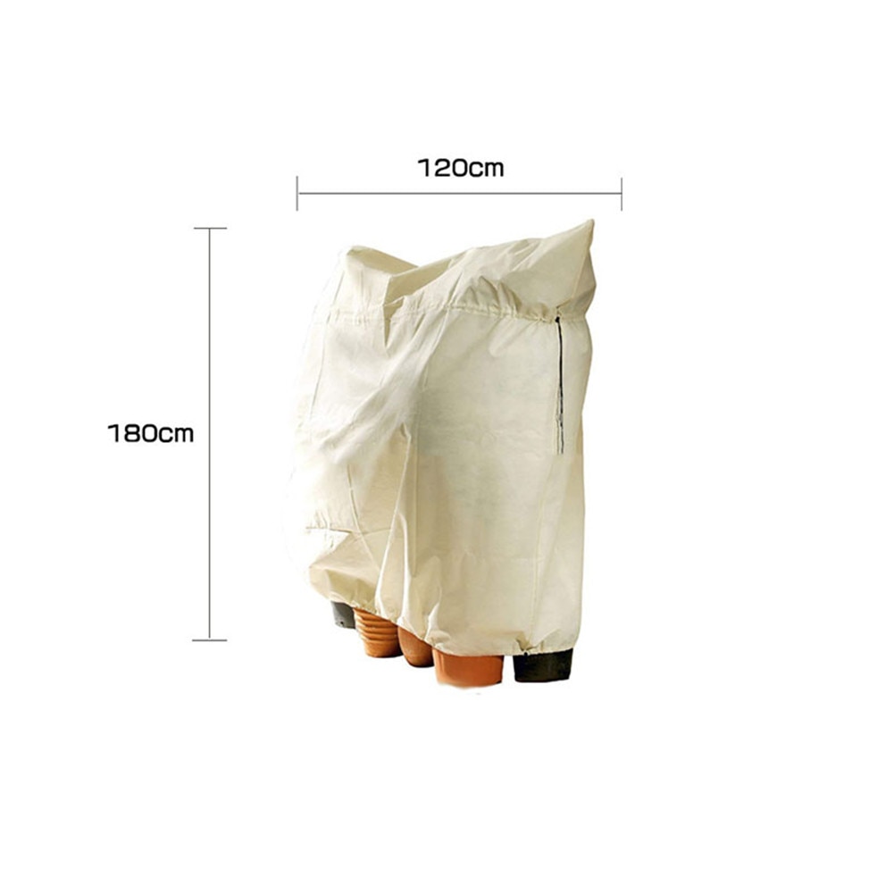 Cubierta cálida de invierno para plantas, bolsa de protección contra escarcha para árboles, plantas de jardín, árboles pequeños, novedad: 180 120cm