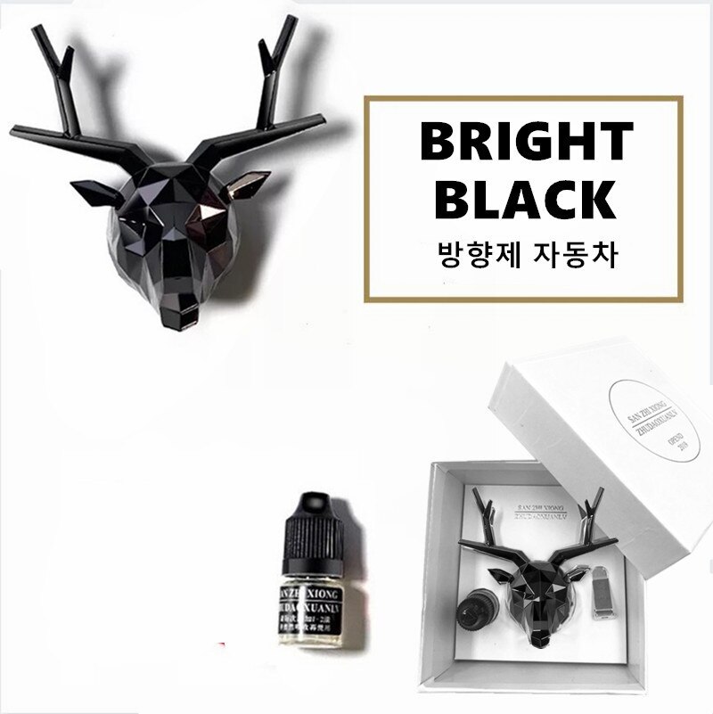 Bulldog Fragrance Deer Vehicle Fragrance Decoration Car Bling Accessories Car Air Freshener Diffuser Vent Clip Car Decoration: CA360-B
