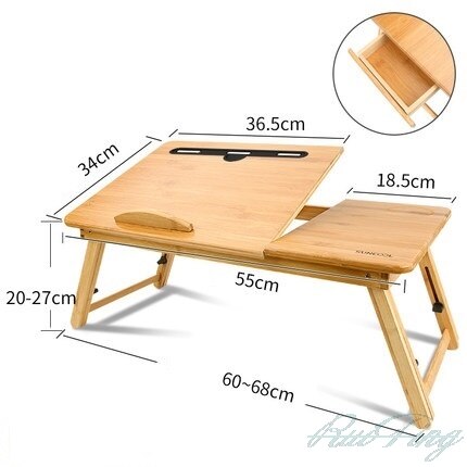 The bedroom sits simple small table board dormitory study foldable desk household adjustable multifunctional lazy table: Style B2