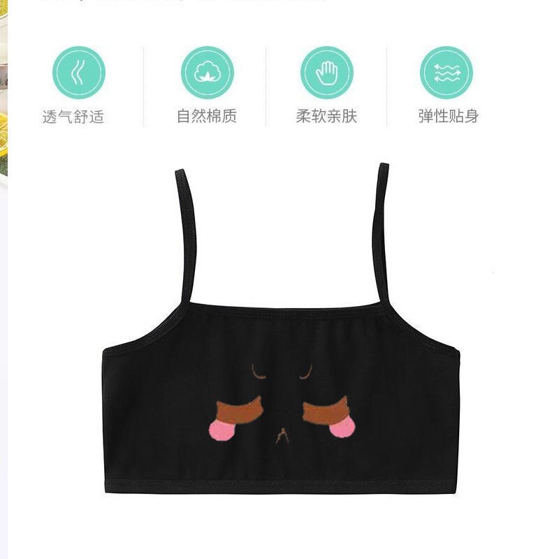 4 pz/set cotone ragazze formazione reggiseni bambini gilet adolescenti biancheria intima adolescente bambini reggiseni per 9 10 11 12 13 14 15 16 anni