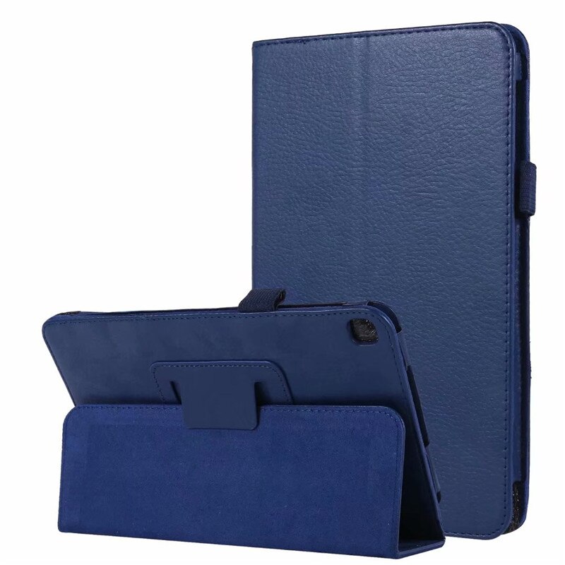 Smart Case For Samsung Galaxy Tab A 8.0" inch Tablet SM-T290 T295 T297 PU Leather Cover Case T290 Protective Case Funda: 02 Dark Blue