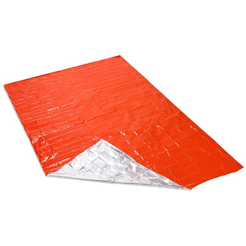 Outdoor Emergency Thermische Deken Ultra-Dunne Zonnescherm Herbruikbare Draagbare Picknick Mat Ehbo-kit Kamp Warm Warmte Droog