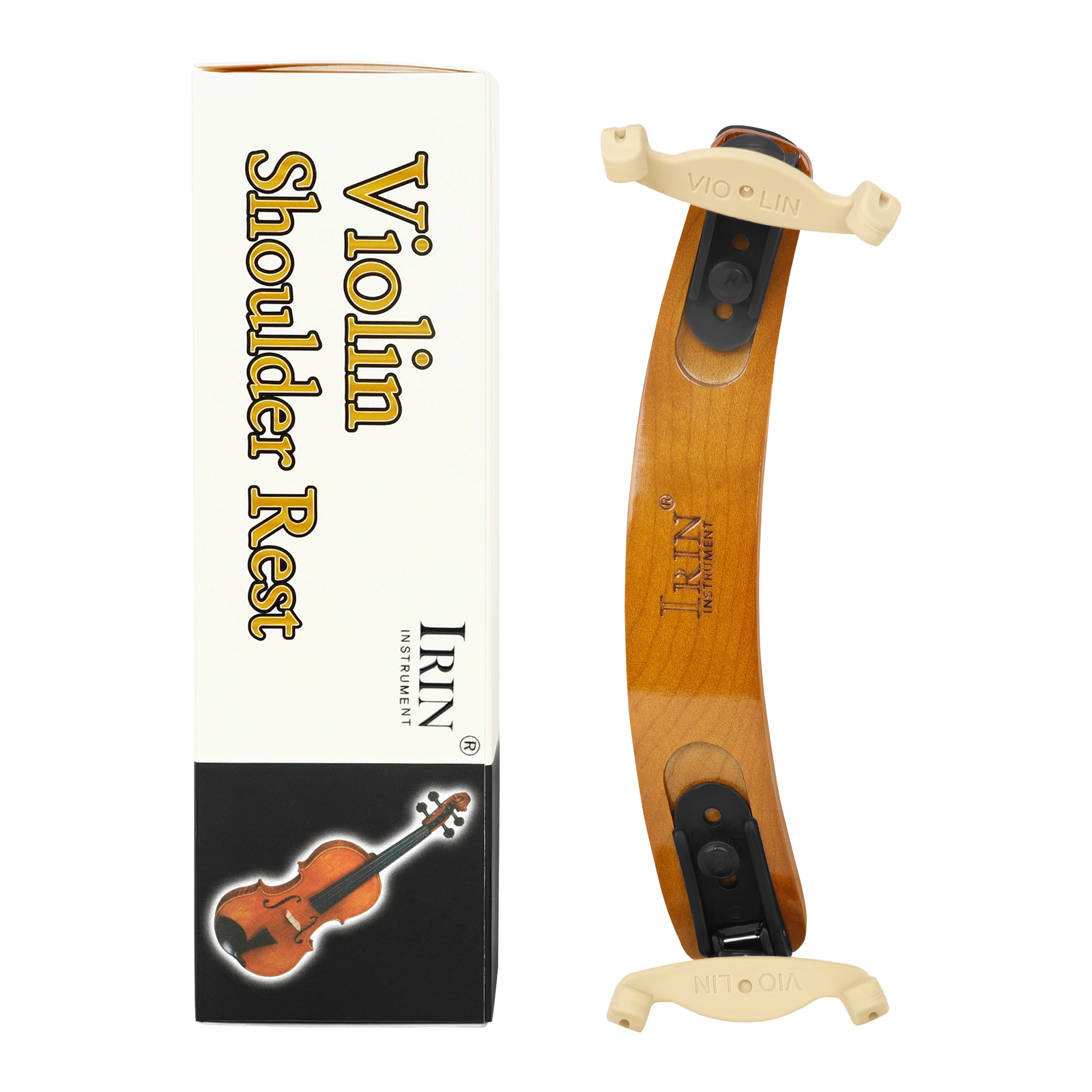 IRIN Violin Shoulder Rest Fiddle Shoulder Pad Chinrest Adjustable 3/4 4/4 Violin Shoulder Padded Rest Violin Accessories Parts