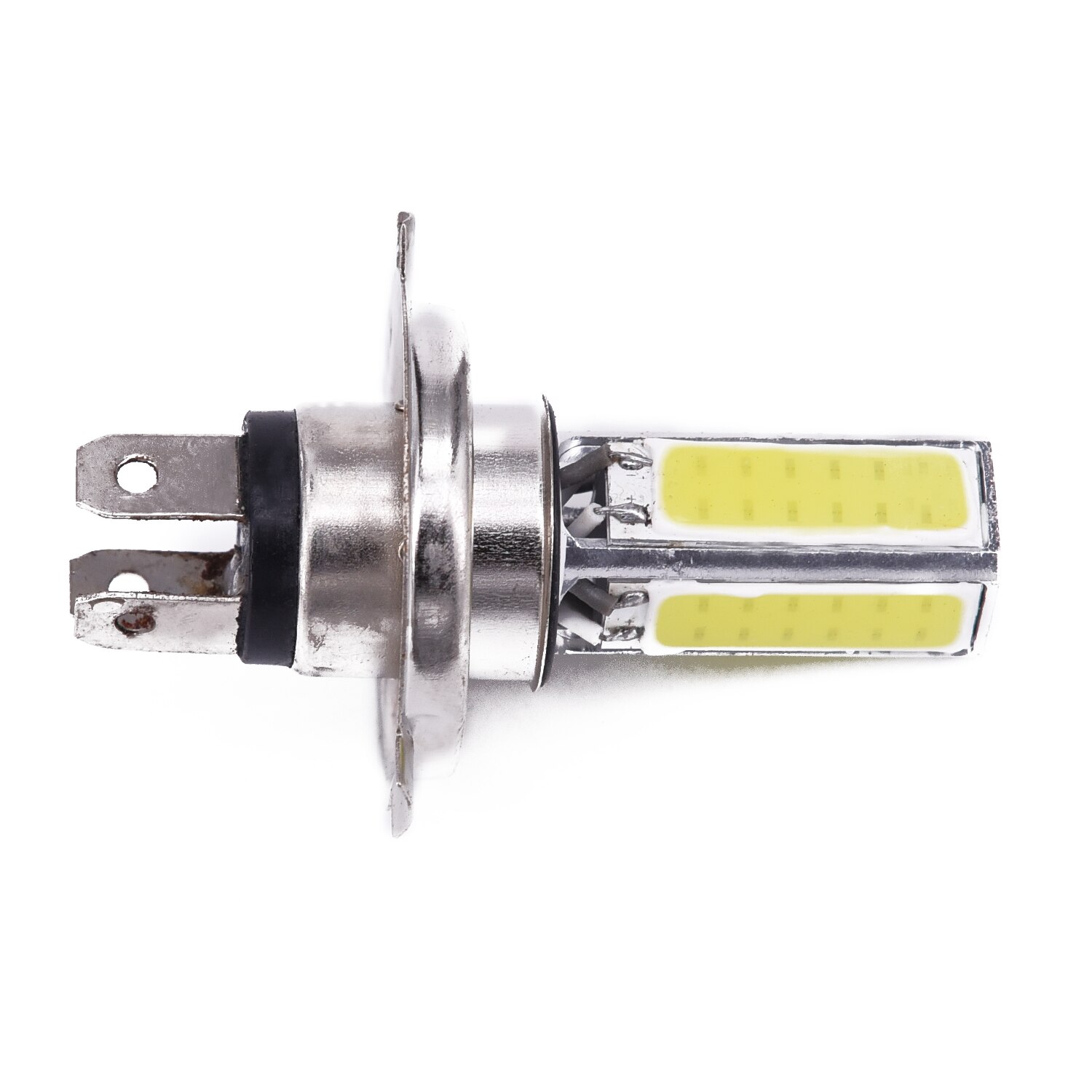 Bubls tågelygter hvide lamper 6000k 9003 led bil lastbil front arbejde laveffekt forlygte 2 stk cob par sæt