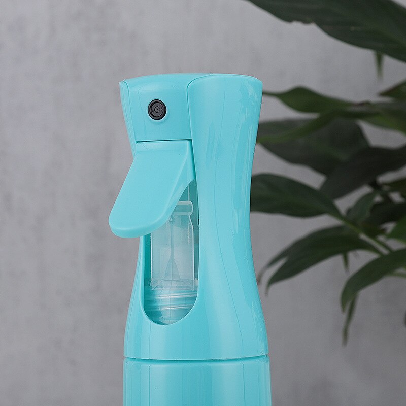 Botella pulverizadora de peluquería, botella pulverizadora de alta presión para el cabello, regadera en aerosol continua, director de estilista automático, 300ml