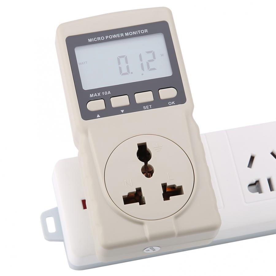 GM86 Digitale Lcd Micro Power Meter Analyzer Monitor Meten Tester Eu Plug 220 V.