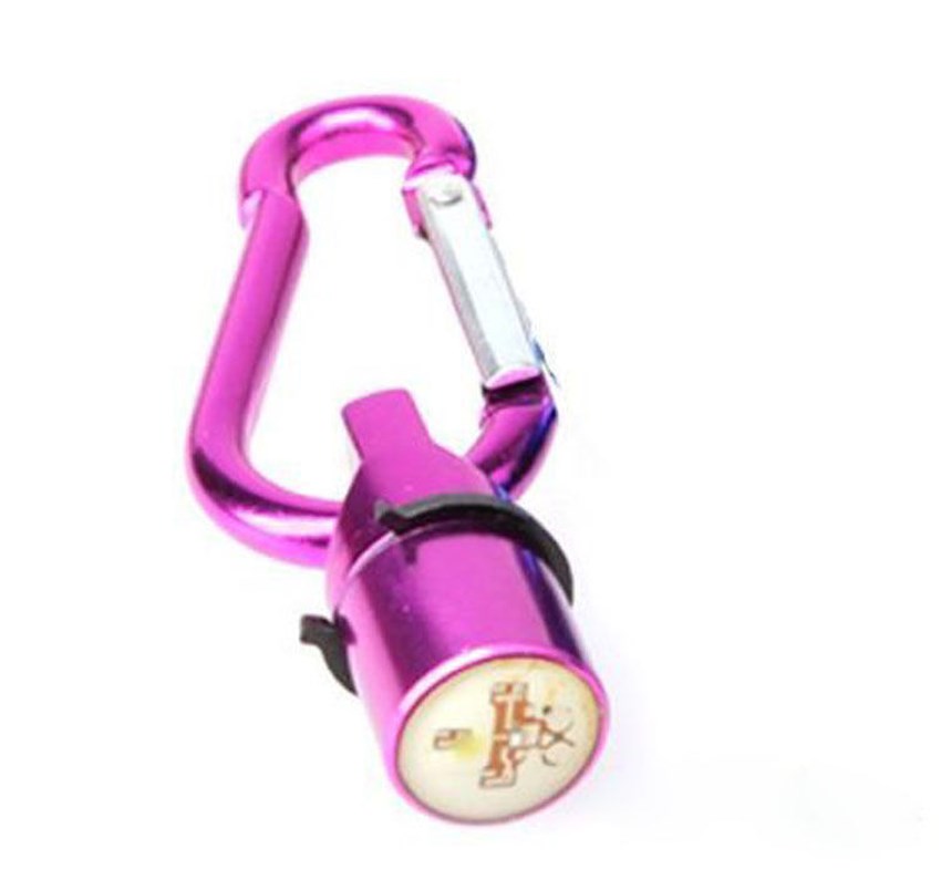 Safe Aluminum Dog Cat Pet Safety Flashing Flash LED Light Collar Tag Waterproof: Purple