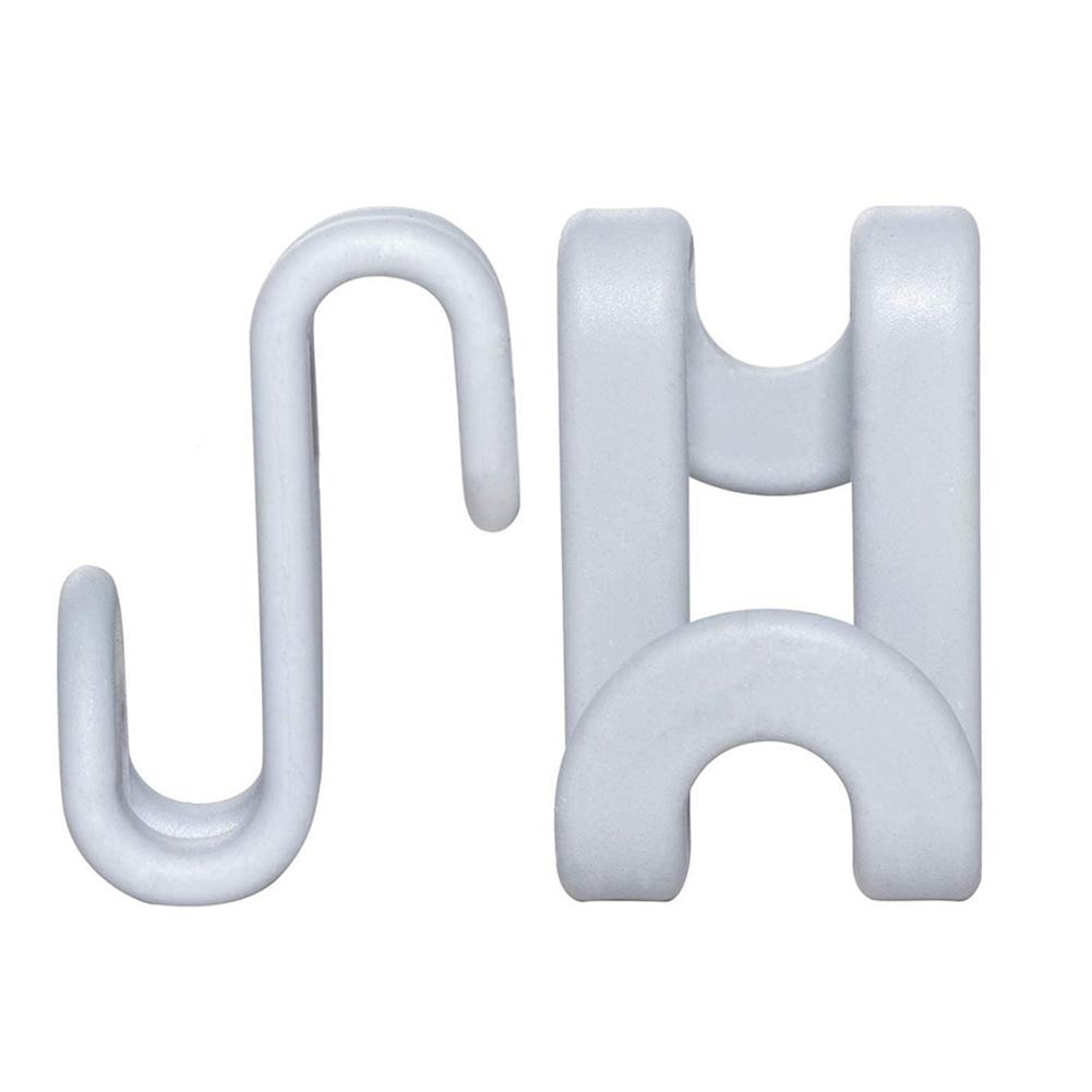 10Pcs Multifunctionele Plastic S-Vorm Dubbele Haken Kleerhanger Accessoires Voor Opknoping Kleding Handtas Haak