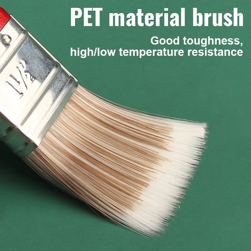1/2Pcs Red Edger Paint Brush Clean Cut Profesional Edger Paint Brush for Home Room Wall Office Ceiling Corner Color Separator