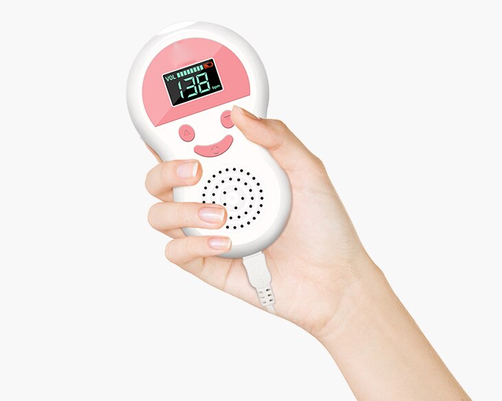 Doppler Fetal Heart Rate Monitoring Pregnant Women Home Radiationfree