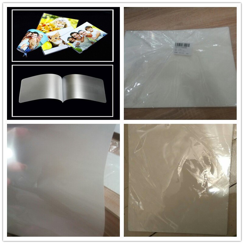 60 Mic A4 PET/ Photo/document/certificate/image Selagem Film Thermal Wrapping Paper 100 PCES/ Batch Film Photo Laminating A4