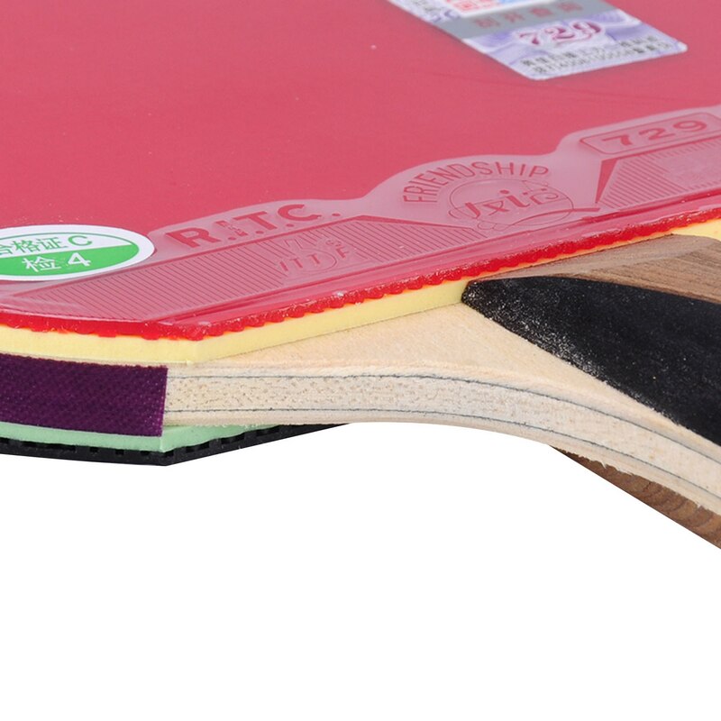 Originale 729 vennskap veldig 6 stjerners bordtennisracketer ferdige racketer racket sport kviser i gummi ping pong bag