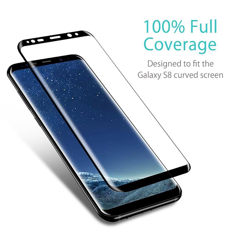 9D Volledige Gebogen Gehard Glas Voor Samsung Galaxy S8 S9 Plus Note 9 8 Screen Protector S10 Plus Voor Samsung beschermende Film