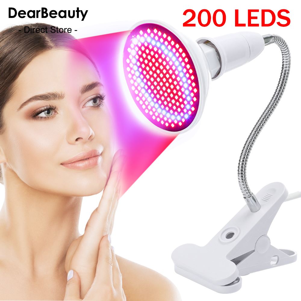 Terapia de luz led roja y azul antienvejecimiento, rojo intenso, 660nm, infrarrojo cercano, 850nm, planta de belleza, lámpara de bombilla para cultivo de la piel de cuerpo completo