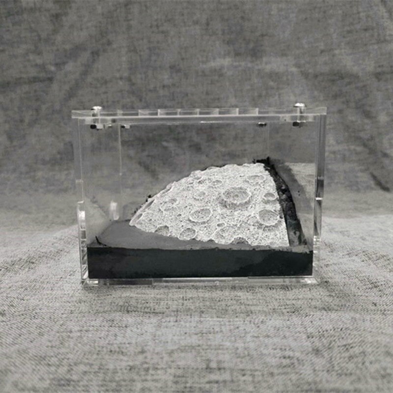 Concrete Ant Nest Acrylic Ant Farm Workshop Flat Nest Gypsum Landscaping Ant Nest 9x9x7cm: Transparent