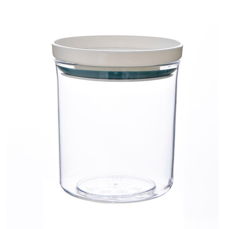 El tanque sellado se puede apilar con tanque de almacenamiento de granos, cocina, cubierto de plástico, almacenamiento de alimentos y caja de mantenimiento fresco: 350ml-Blue ring