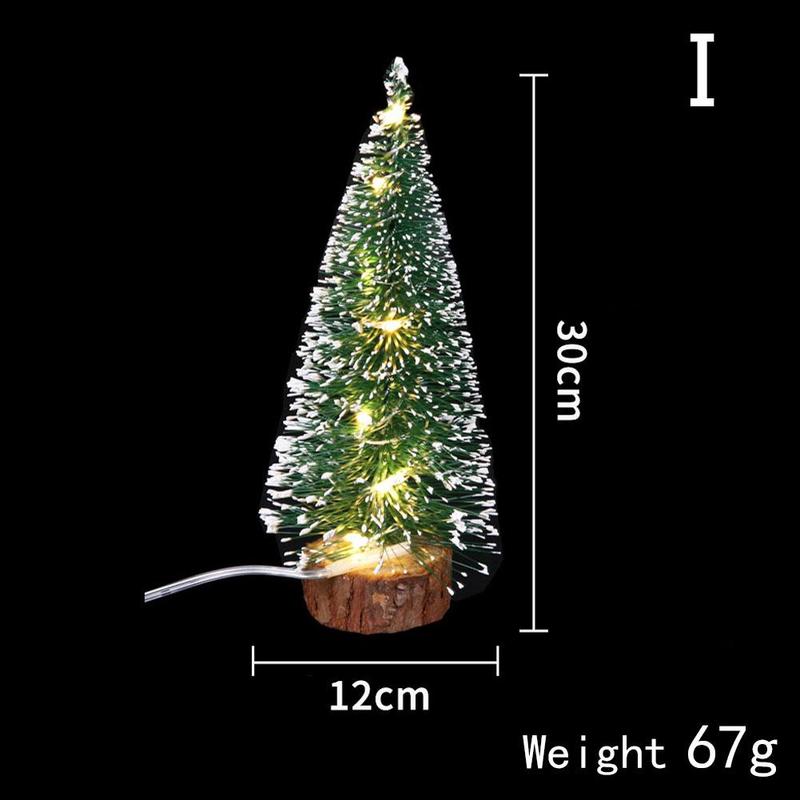 Den en dennentak met LED H 50cm