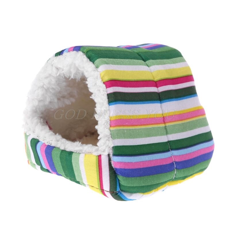 Polaire Hamster Cage cochon d'inde tapis de couchage lit coussin petit Animal maison directe: Type1