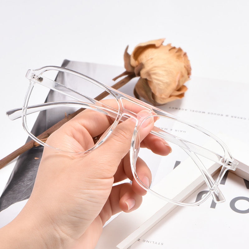 Anti-blue Glasses Men's and Women's Glasses Frame Anti-radiation Glasses Computer Glasses Plain Decorative Glasses