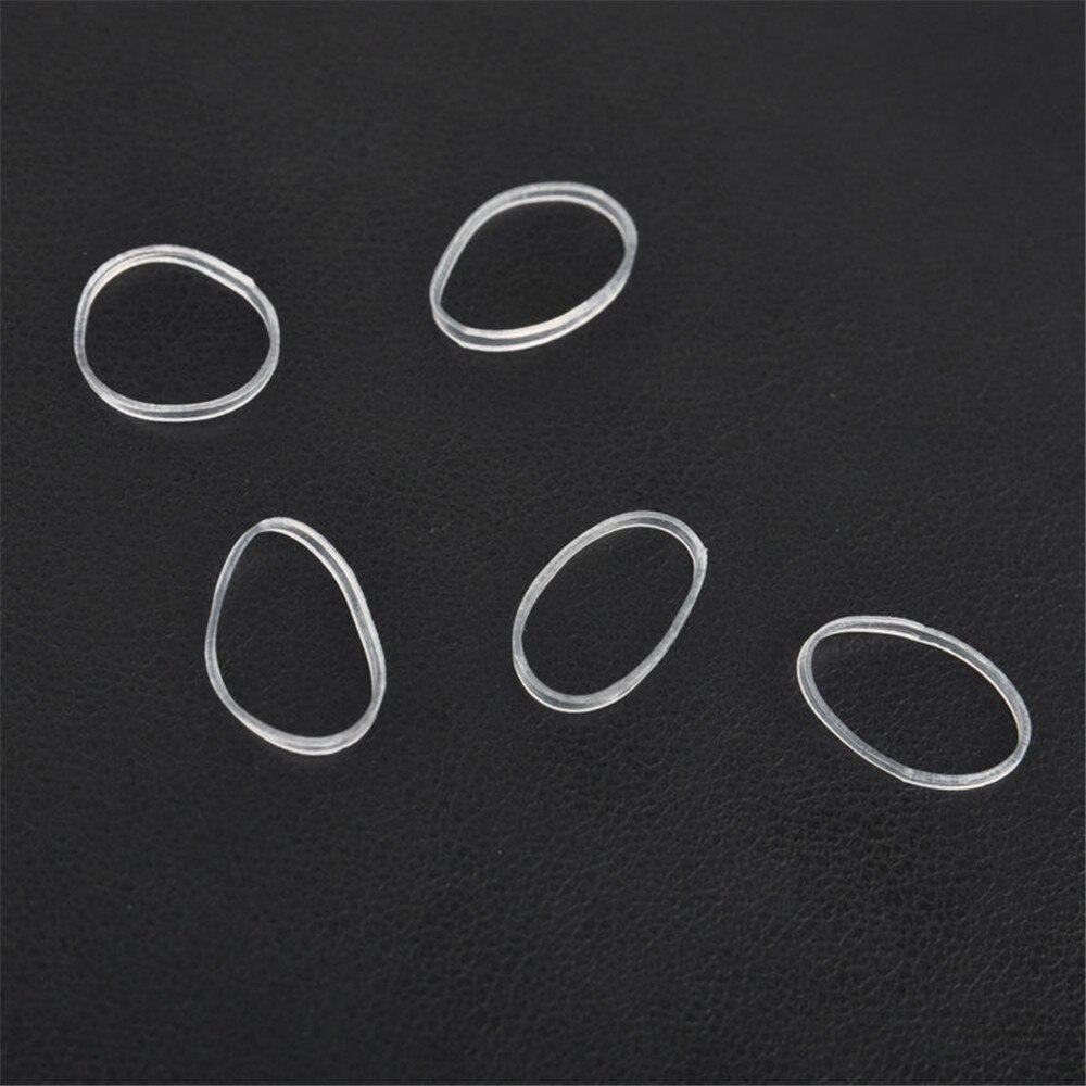 Bandas de goma transparentes, gomas elásticas fuertes para el pelo, lazos, pluma de Gel, pegatina, papelería, suministros de oficina, 600 unids/paquete