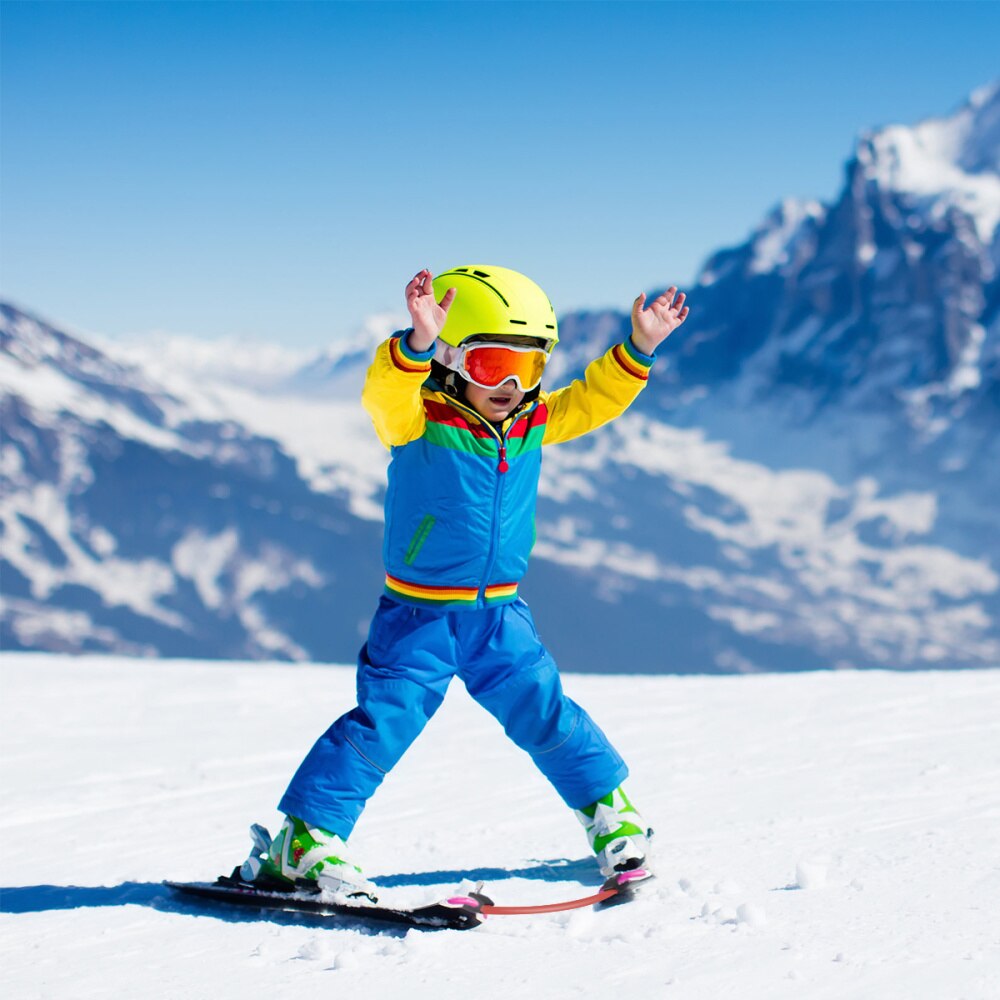 LIOOBO łatwo klin narty pomoc szkoleniowa końcówka narciarska złącze snowboardowe elastyczność końcówki klipy skóra początkujący niezbędne (losowe