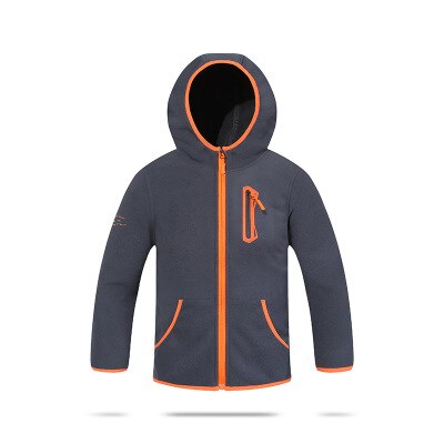 Sweat à capuche tendance pour enfants garçons, sweat-shirt à capuche, vêtements d'extérieur en molleton polaire, , , printemps, décontracté: Gray / 6