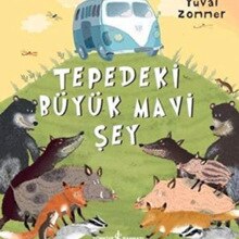 Boek, Kinderen, Turkse Taal, Grote Blauwe Ding Op De Heuvel, Onderwijs, 32 Pagina 'S, sprookje, Isbank Cultuur Publicatie