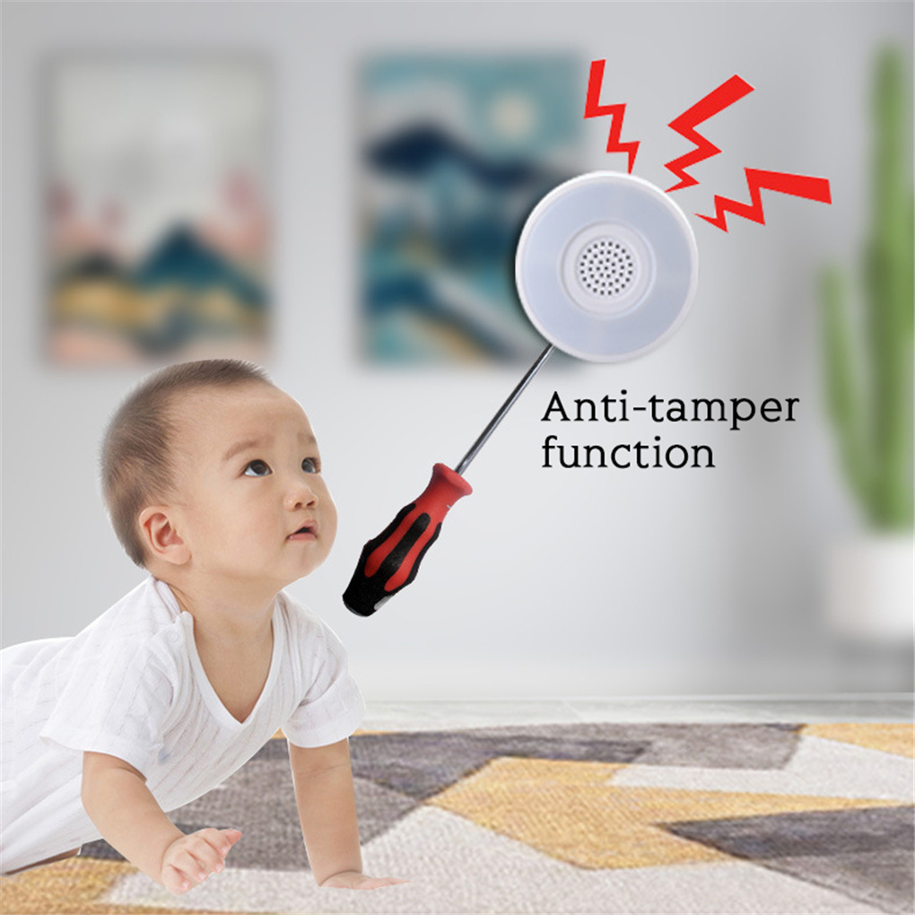 Smart Home Alarm WiFi Remote Control Security Alert Intercom Function Household Wireless Linkage Smart Sound Light Alarm