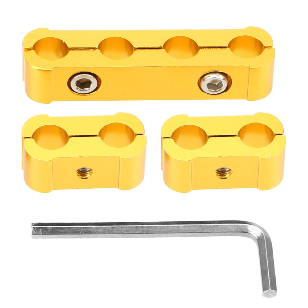 8mm 9mm 10mm Diameter Divider Organizer Divider Clamp Kit Engine Spark Plug Wires Separator Car Replacement 3PC Universal: Gold