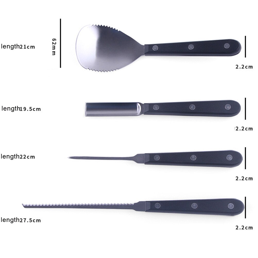 12 stk græskar udskæringsværktøj halloween græskar udskæringsskærer sæt gør det selv græskar dekoration skæreværktøj