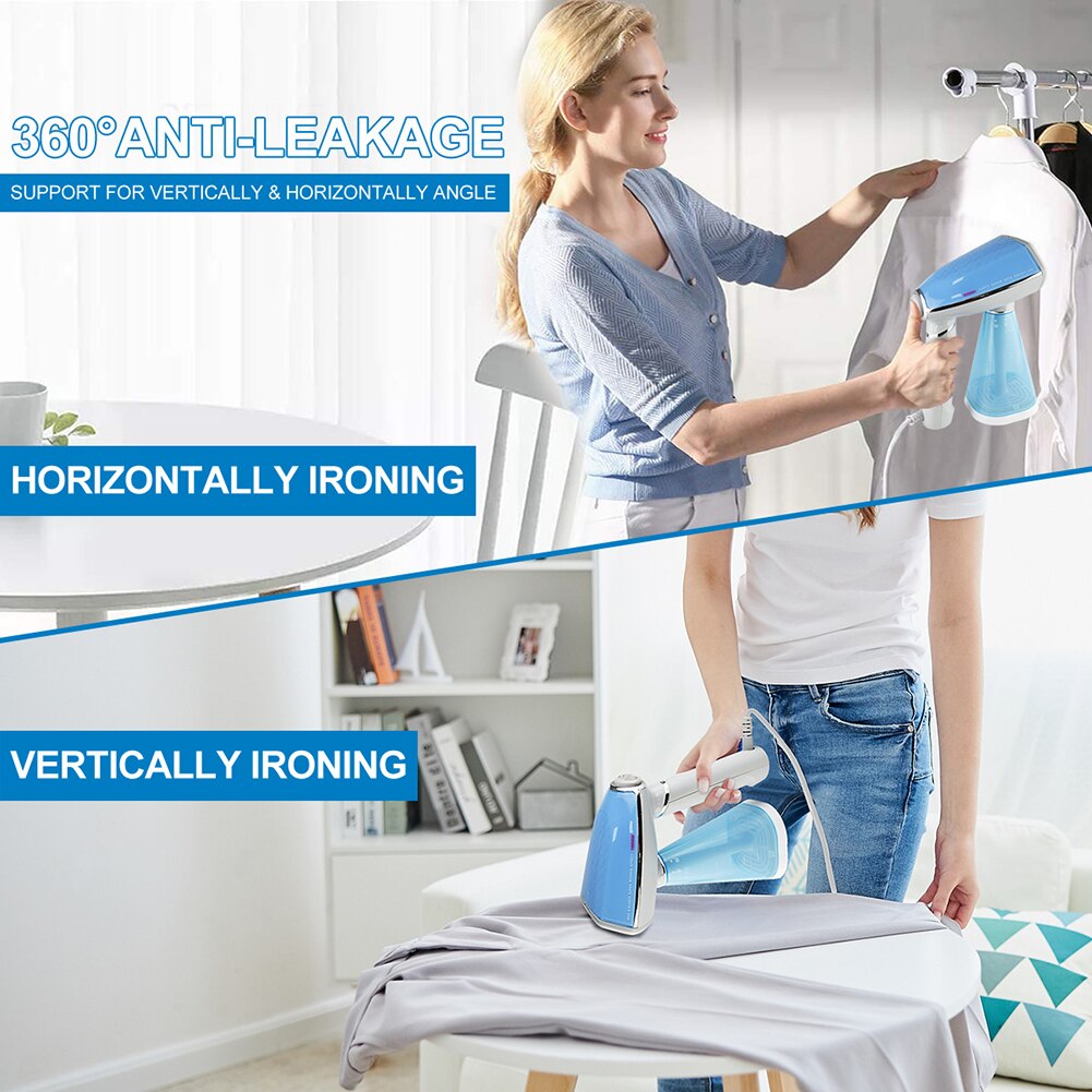 Folding Garment Steamer Iron Mini Generator Hanging Ironing Machine Handheld Household Traveling Electric Garment Cleaner