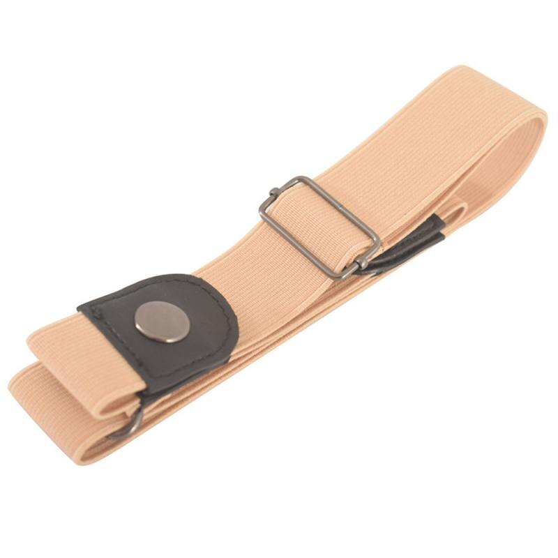 Cinturón Invisible elástico sin hebilla para hombre y mujer, para Vaqueros, Unisex, de , 1 Uds.: 02