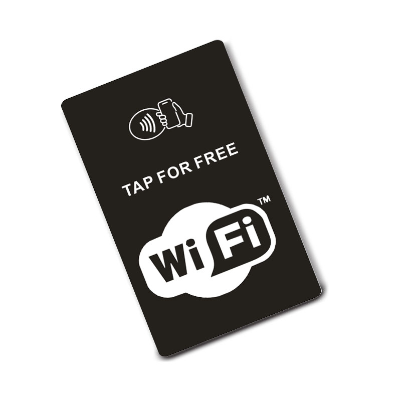 Share Wi-Fi with an NFC Card Seamlessly Connect Guests to Your Wifi: BROWN
