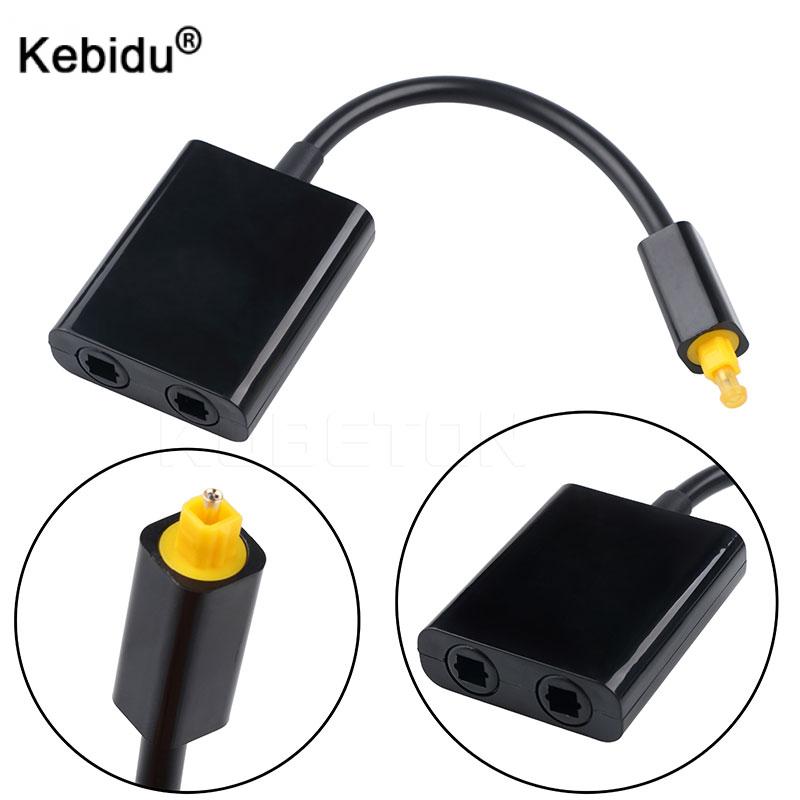 Kebidu mini usb digitaalinen toslink optinen kuitu audio 1 to 2 naaras jakaja sovitin mikro usb kaapeli lisävaruste audio ja video kaapeli
